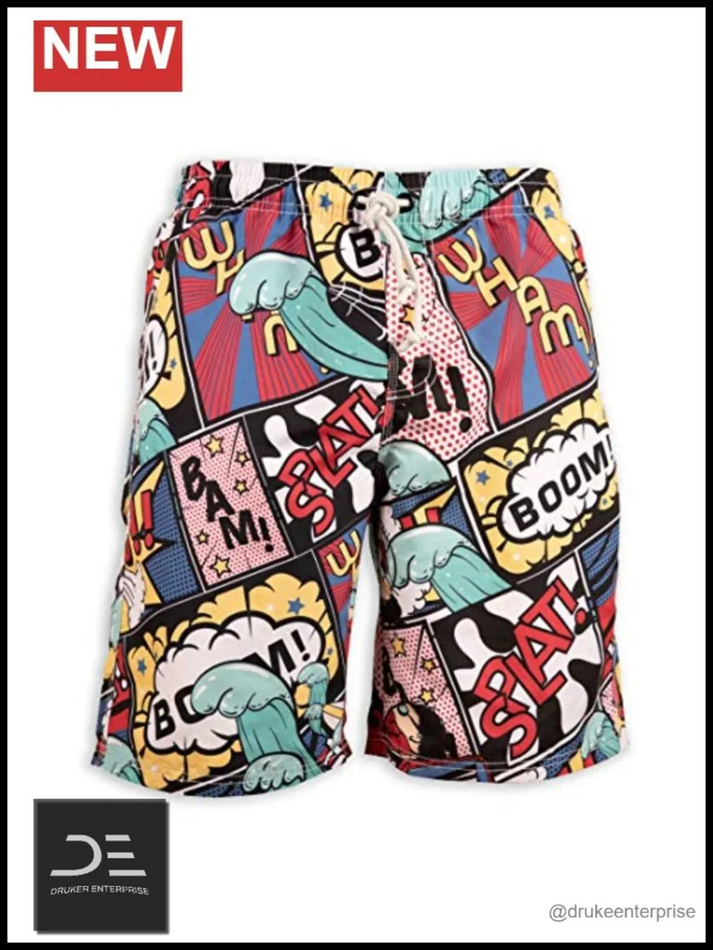 Men's Quick Dry Board Shorts with Pockets UPF 50